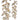 RZ BEAD AND PEARL JEWELED MAGNOLIA LEAF GARLAND 4'
